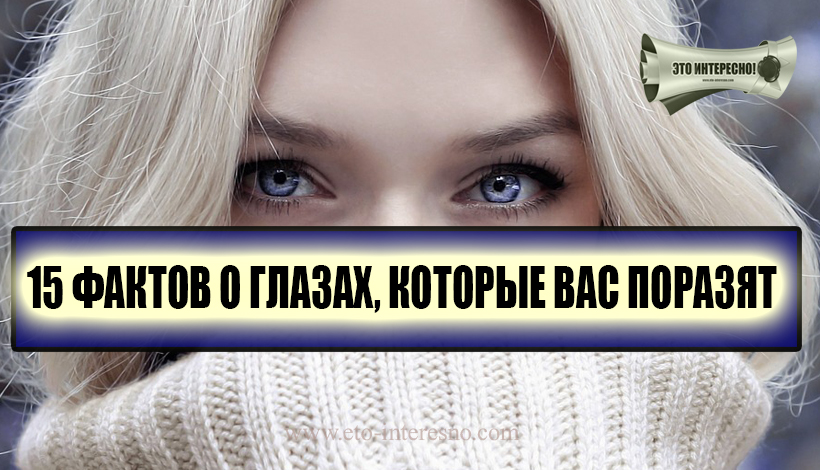 15 ФАКТОВ О ГЛАЗАХ, КОТОРЫЕ ВАС ПОРАЗЯТ