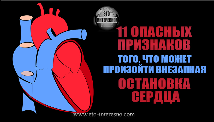 11 ОПАСНЫХ ПРИЗНАКОВ ТОГО, ЧТО МОЖЕТ ПРОИЗОЙТИ ВНЕЗАПНАЯ ОСТАНОВКА СЕРДЦА