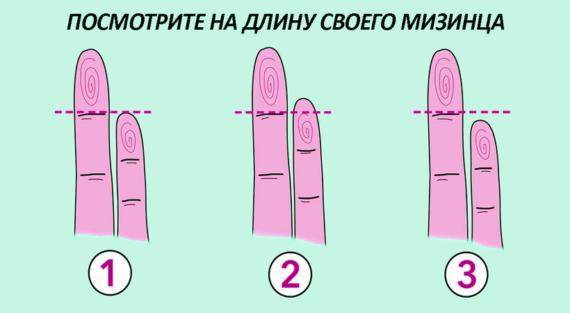 РАЗМЕР ВАШЕГО МИЗИНЦА РАССКАЖЕТ О ВАШЕЙ ЛИЧНОСТИ ИНТЕРЕСНЫЕ ФАКТЫ