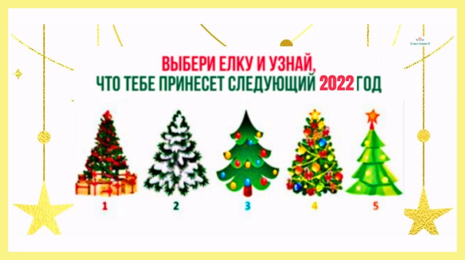 ВЫБЕРИ ЕЛКУ И УЗНАЙТЕ, ЧТО ВАМ ПРИНЕСЕТ НАСТУПАЮЩИЙ ГОД