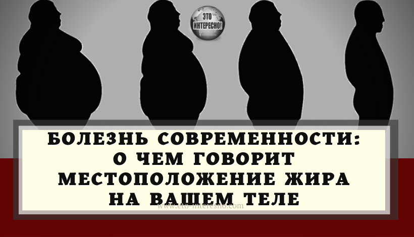 БОЛЕЗНЬ СОВРЕМЕННОСТИ: О ЧЕМ ГОВОРИТ МЕСТОПОЛОЖЕНИЕ ЖИРА НА ВАШЕМ ТЕЛЕ